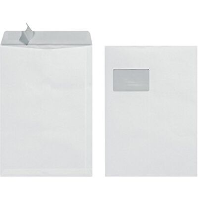herlitz Versandtasche, DIN C4, mit Fenster, weiß herlitz Versandtasche, DIN C4, mit Fenster, weiß