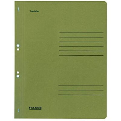 FALKEN ösenhefter de reciclado de cartón, color verde FALKEN ösenhefter de reciclado de cartón, color verde