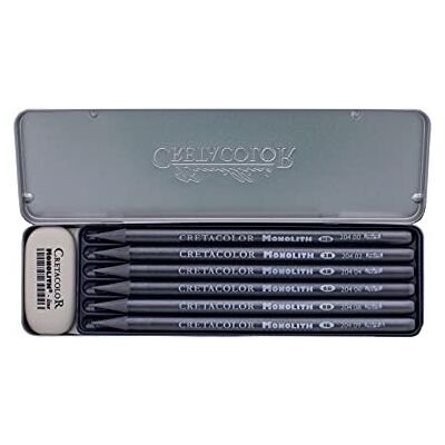 CRETACOLOR Urban Sketching Pocket Set set de grafito de 7 piezas para llevar, diferentes grados de dureza, sostenible CRETACOLOR Urban Sketching Pocket Set set de grafito de 7 piezas para llevar, diferentes grados de dureza, sostenible