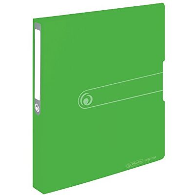 herlitz 11205713 – Archivador (A4, PP, de 2 Anillo mecanismo de nevera de, 2,7 cm espalda, 16 mm Altura completa, opaco Negro, color manzana herlitz 11205713 – Archivador (A4, PP, de 2 Anillo mecanismo de nevera de, 2,7 cm espalda, 16 mm Altura completa, opaco Negro, color manzana