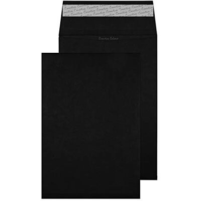 Blake Creative Colour C4 324x229x25mm Gusset Pocket Peel and Seal Envelope Jet Black (Pack of 125) Blake Creative Colour C4 324x229x25mm Gusset Pocket Peel and Seal Envelope Jet Black (Pack of 125)