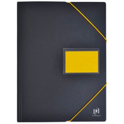 Oxford Protège-Documents Students A4 120 vues / 60 Pochettes Couverture Polypro Bicolore Noir/Jaune Oxford Protège-Documents Students A4 120 vues / 60 Pochettes Couverture Polypro Bicolore Noir/Jaune