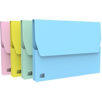Oxford Hamelin Chemise Fast Poche Vip 240 x 232 mm 240 g Document A4 Soufflet 30 mm Pastel Lot de 10 Couleurs Assorties Oxford Hamelin Chemise Fast Poche Vip 240 x 232 mm 240 g Document A4 Soufflet 30 mm Pastel Lot de 10 Couleurs Assorties
