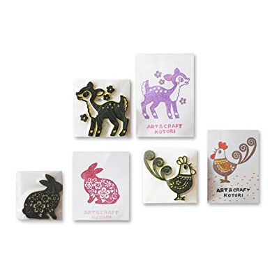 Carte Dozio – Sellos japoneses Kotori – f.to cm 8 x 10 x 3 – 3 unidades por paquete – sujetos mixtos (mundo floral y/o animal) Carte Dozio – Sellos japoneses Kotori – f.to cm 8 x 10 x 3 – 3 unidades por paquete – sujetos mixtos (mundo floral y/o animal)