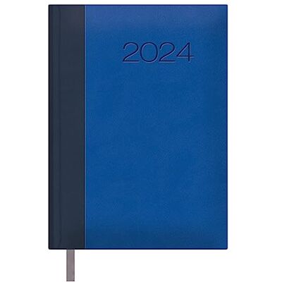 DOHE Agenda 2024 Día Página Tamaño Mediano: 14x20 cm 336 páginas Encuadernación cosida Tapa dura Color Azul Modelo Orleans DOHE Agenda 2024 Día Página Tamaño Mediano: 14x20 cm 336 páginas Encuadernación cosida Tapa dura Color Azul Modelo Orleans