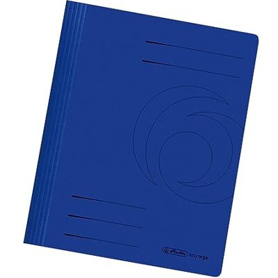 herlitz Schnellhefter easyorga, DIN A4, Manilakarton, blau herlitz Schnellhefter easyorga, DIN A4, Manilakarton, blau