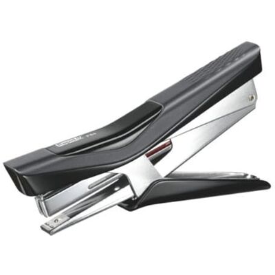 Rapid Leitz F84 Grapadora de plástico con fijador, 15 hojas, color negro Rapid Leitz F84 Grapadora de plástico con fijador, 15 hojas, color negro