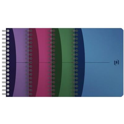 Oxford Urban mix Pack de 10 cuadernos espiral, tapa plástico opaco, A6 Oxford Urban mix Pack de 10 cuadernos espiral, tapa plástico opaco, A6