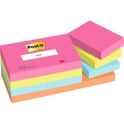 Post-It Notas Colección Poptimistic Color Paquete de 12 Blocs, 100 Hojas por Bloc (38 mm x 51 mm) Rosa, Verde, Azul y Naranja Notas Autoadhesivas para Listas de Tareas y Recordatorios Post-It Notas Colección Poptimistic Color Paquete de 12 Blocs, 100 Hojas por Bloc (38 mm x 51 mm) Rosa, Verde, Azul y Naranja Notas Autoadhesivas para Listas de Tareas y Recordatorios