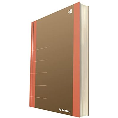 DONAU Life Bloc de notas cuadriculado con organizador, 80 páginas, tapa blanda, color naranja, para oficina, escuela y hogar, diario, cuaderno de notas, diseño elegante, FSC® DONAU Life Bloc de notas cuadriculado con organizador, 80 páginas, tapa blanda, color naranja, para oficina, escuela y hogar, diario, cuaderno de notas, diseño elegante, FSC®