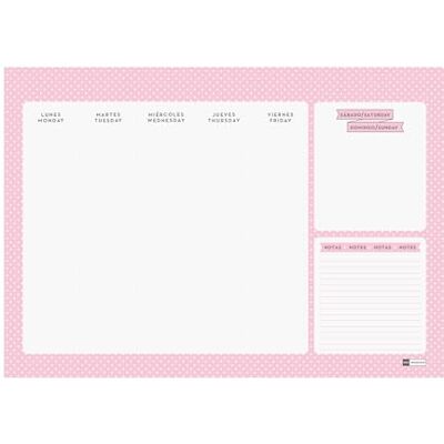 Miquelrius Planificador semanal A4 sin fecha, Planner sobremesa atemporal, Bloc encolado 54 hojas, Organizador semana vista, Look trendy Miquelrius Planificador semanal A4 sin fecha, Planner sobremesa atemporal, Bloc encolado 54 hojas, Organizador semana vista, Look trendy