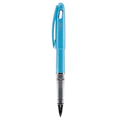 Pentel Tradio iridiscencia – Juego de 12 rotuladores pluma, color azul Pentel Tradio iridiscencia – Juego de 12 rotuladores pluma, color azul