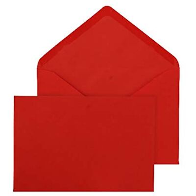 Blake Everyday sobres rojos C5 (16.2 x 22.9cm) 500 unidades 100 g/m² sobres con goma para papelería y manualidades modelo Blake Everyday sobres rojos C5 (16.2 x 22.9cm) 500 unidades 100 g/m² sobres con goma para papelería y manualidades modelo