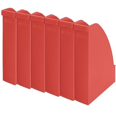Leitz Revistero Archivador Ecológico, Tamaño A4, 100% Reciclable, Carbono Neutro, Certificado Blue Angel, Gama Recycle, Rojo, Leitz Revistero Archivador Ecológico, Tamaño A4, 100% Reciclable, Carbono Neutro, Certificado Blue Angel, Gama Recycle, Rojo,