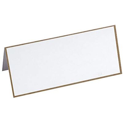 Clairefontaine G. Lalo Sobres de lugar (44 x 96 mm, borde dorado, 50 unidades) Clairefontaine G. Lalo Sobres de lugar (44 x 96 mm, borde dorado, 50 unidades)