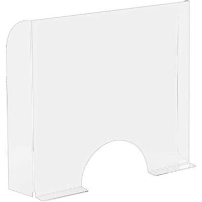 Exacompta Pantallas de protección EXASREEN contra estornudos/postillas de sobremesa, Incluye celo de doble cara y ventana,Tamaño 95 x 68 cm, práctico y seguro, transparente Exacompta Pantallas de protección EXASREEN contra estornudos/postillas de sobremesa, Incluye celo de doble cara y ventana,Tamaño 95 x 68 cm, práctico y seguro, transparente