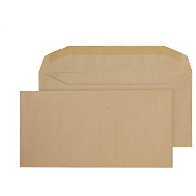 Blake Everyday sobres DL+ (12.1 x 23.5cm) 1000 unidades 80 g/m² certifcado PEFC y sostenible sobres kraft con goma papelería para oficinas y manualidades modelo Blake Everyday sobres DL+ (12.1 x 23.5cm) 1000 unidades 80 g/m² certifcado PEFC y sostenible sobres kraft con goma papelería para oficinas y manualidades modelo