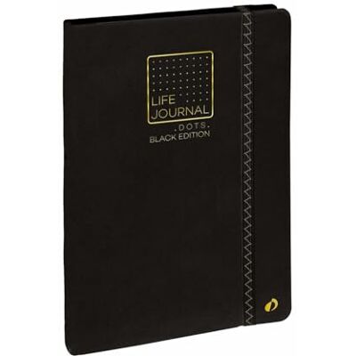 Collectif D.O.T.S., Life Journal Black edition A5 (15x21cm) LIFE JOURNAL Negro Collectif D.O.T.S., Life Journal Black edition A5 (15x21cm) LIFE JOURNAL Negro