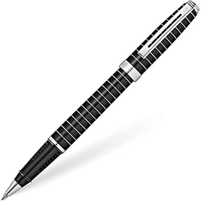 Sheaffer Prelude Black Lacquer w/Horizontal Line Engraving Rollerball Pen Sheaffer Prelude Black Lacquer w/Horizontal Line Engraving Rollerball Pen