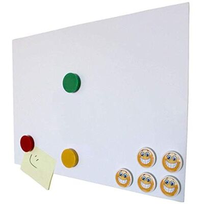 easydruck24de Magstick Lámina de Hierro Adhesiva Magnética, DIN A3, 42 x 29,7 cm mag007 Lámina de hierro blanca para presentaciones, DIY y soporte flexible para imanes easydruck24de Magstick Lámina de Hierro Adhesiva Magnética, DIN A3, 42 x 29,7 cm mag007 Lámina de hierro blanca para presentaciones, DIY y soporte flexible para imanes