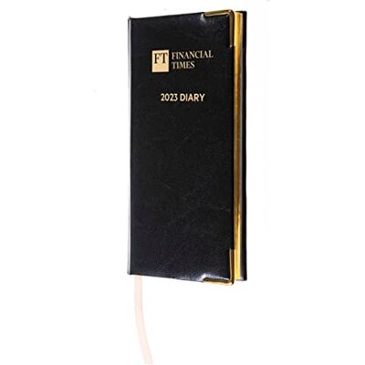 Collins Financial Times Agenda de bolsillo estándar 2023, vista semanal, color negro Collins Financial Times Agenda de bolsillo estándar 2023, vista semanal, color negro