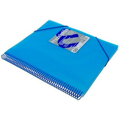 Grafoplas Carpetas de Fundas Plastico a4 50 Fundas Transparentes Tapas Rígidas Azules Espiral PVC Apertura 360 Incluye Sobre Archiva Material Escolar y de Oficina Maxiplás Traslúcidos Grafoplas Carpetas de Fundas Plastico a4 50 Fundas Transparentes Tapas Rígidas Azules Espiral PVC Apertura 360 Incluye Sobre Archiva Material Escolar y de Oficina Maxiplás Traslúcidos