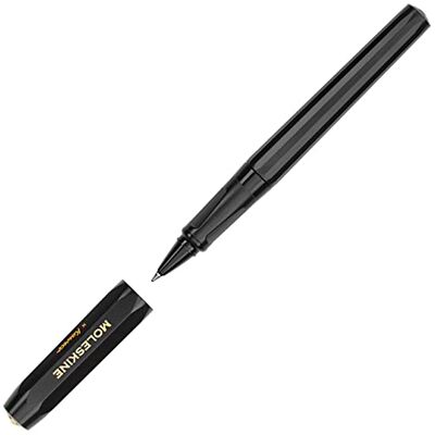 Moleskine x Kaweco Bolígrafo Rollerball Recargable de Plástico ABS para Escribir y Tomar Notas, Recambio de 0,7 mm con Tinta Negra Incluida, Negro Moleskine x Kaweco Bolígrafo Rollerball Recargable de Plástico ABS para Escribir y Tomar Notas, Recambio de 0,7 mm con Tinta Negra Incluida, Negro
