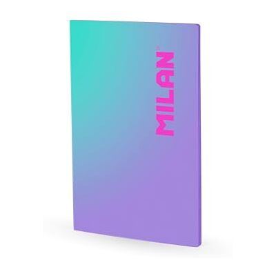 MILAN ® Libreta A4 encolada, papel a líneas, 48 hojas de 95 gr/m², colección Sunset, lila MILAN ® Libreta A4 encolada, papel a líneas, 48 hojas de 95 gr/m², colección Sunset, lila