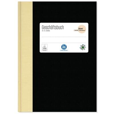 Staufen Libro de negocios verde, DIN A6, cubierta de lino, cuadriculado de 5 mm, 96 hojas, papel 80g/m², 1 unidad Staufen Libro de negocios verde, DIN A6, cubierta de lino, cuadriculado de 5 mm, 96 hojas, papel 80g/m², 1 unidad