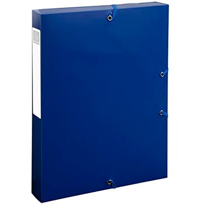 Exacompta 8 cajas de archivo PP Bee Blue A4 lomo 4 cm azul Exacompta 8 cajas de archivo PP Bee Blue A4 lomo 4 cm azul