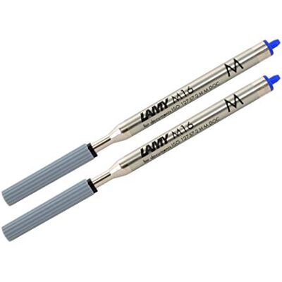 Lamy M16M Mina azul para bolígrafo de , 2x1 Lamy M16M Mina azul para bolígrafo de , 2x1