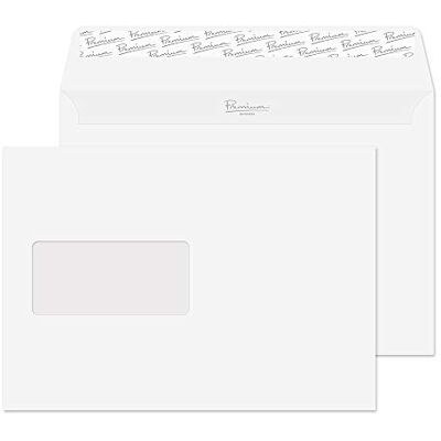 Blake Premium Business sobres C5 con ventana premium (16.2 x 22.9cm) 500 unidades papel de 120gr certifcado FSC sobres con tira autoadhesiva modelo Blake Premium Business sobres C5 con ventana premium (16.2 x 22.9cm) 500 unidades papel de 120gr certifcado FSC sobres con tira autoadhesiva modelo