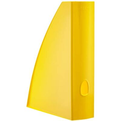 Leitz WOW Archivador de pie (tamaño A4, 6 unidades, para guardar documentos y revistas, con orificio para asa), color amarillo Leitz WOW Archivador de pie (tamaño A4, 6 unidades, para guardar documentos y revistas, con orificio para asa), color amarillo