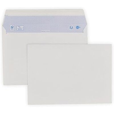 UNIVERS GRAPHIQUE Envoltura 50 A5 electrónico C5 papel blanco tamaño 90g 162 x 229 mm sobre blanco con cierre de cinta adhesiva UNIVERS GRAPHIQUE Envoltura 50 A5 electrónico C5 papel blanco tamaño 90g 162 x 229 mm sobre blanco con cierre de cinta adhesiva