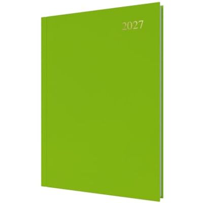Collins Agenda anual 2027 – Agenda de 12 meses, A4, día a página, tapa dura en color lima, gama esencial Debden () Collins Agenda anual 2027 – Agenda de 12 meses, A4, día a página, tapa dura en color lima, gama esencial Debden ()
