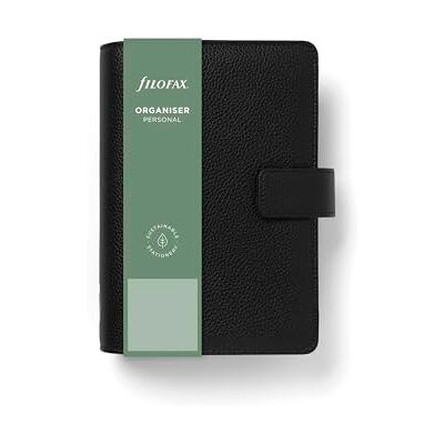 Filofax Organizador personal Camden, color negro Filofax Organizador personal Camden, color negro