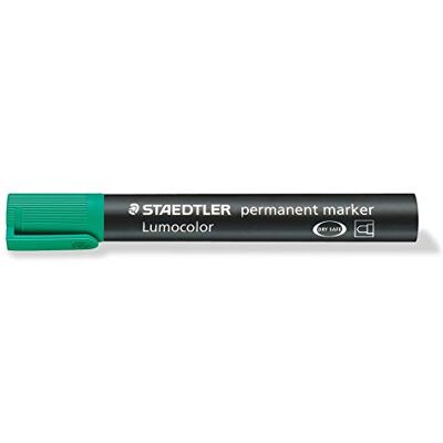 STAEDTLER Lumicolor Marcador permanente (Verde), paquete de 10 unidades STAEDTLER Lumicolor Marcador permanente (Verde), paquete de 10 unidades