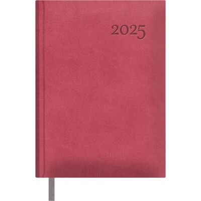 DOHE Agenda 2025 Día por Página, Tamaño A5 (14x20 cm), 12 Meses Enero a Diciembre, Tapa Dura de Polipiel, Planificador en Español, Material de Oficina LAUSANA Rojo DOHE Agenda 2025 Día por Página, Tamaño A5 (14x20 cm), 12 Meses Enero a Diciembre, Tapa Dura de Polipiel, Planificador en Español, Material de Oficina LAUSANA Rojo