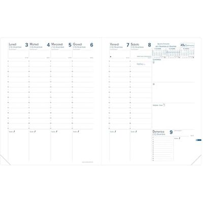 QUO VADIS Spare semanal Agenda con espacio para el Daily Portapapeles, 18 x 24 cm, Reemplazo QUO VADIS Spare semanal Agenda con espacio para el Daily Portapapeles, 18 x 24 cm, Reemplazo