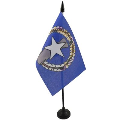 AZ FLAG Bandera de Mesa Islas Marianas del Norte 15x10 cm Base Plástico Uso interior Bandera de escritorio americana Northern Mariana Islands acabado cosido y bordes reforzados poliéster 100D AZ FLAG Bandera de Mesa Islas Marianas del Norte 15x10 cm Base Plástico Uso interior Bandera de escritorio americana Northern Mariana Islands acabado cosido y bordes reforzados poliéster 100D