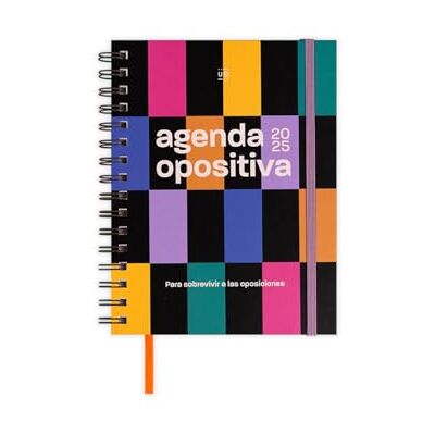 UO Agenda Anual Opositiva Semana Vista: empieza en enero de 2025 y acaba en diciembre de 2025, Tapa dura, Incluye 127 stickers, Goma elástica y Cinta de registro UO Agenda Anual Opositiva Semana Vista: empieza en enero de 2025 y acaba en diciembre de 2025, Tapa dura, Incluye 127 stickers, Goma elástica y Cinta de registro