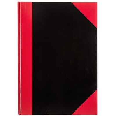 Idena Cuaderno borrador DIN A6, 96 hojas, 70 g/m², cuadriculado, tapa dura, rojo/negro, 1 unidad Idena Cuaderno borrador DIN A6, 96 hojas, 70 g/m², cuadriculado, tapa dura, rojo/negro, 1 unidad