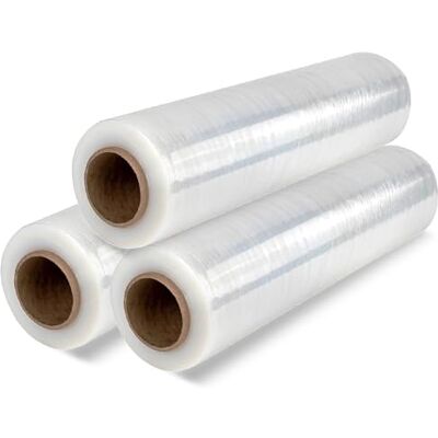 OFITURIA Film Transparente para Embalar, Plastico Cubretodo para Mudanzas, Film Adhesivo Protector, Film Embalaje para Cubrir Muebles, Cajas Carton Mudanza y Objetos (3 unds) OFITURIA Film Transparente para Embalar, Plastico Cubretodo para Mudanzas, Film Adhesivo Protector, Film Embalaje para Cubrir Muebles, Cajas Carton Mudanza y Objetos (3 unds)