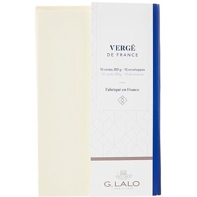 Clairefontaine Lalo 85 x 135 mm Verge Sobres con sobres – Marfil Colores (10 unidades) Clairefontaine Lalo 85 x 135 mm Verge Sobres con sobres – Marfil Colores (10 unidades)