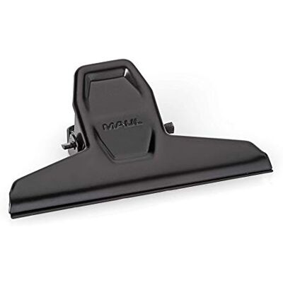 MAUL Pinza para papel pro negra acero 95 mm sujeción firme MAUL Pinza para papel pro negra acero 95 mm sujeción firme