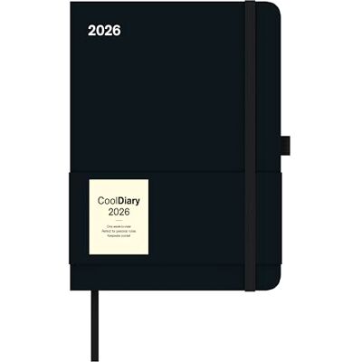 N NEUMANNVERLAGE N Neumann Black 2026 Calendario de libro de 16 x 22 cm, planificador semanal con calendario en 4 idiomas, resumen de vacaciones internacionales y fases lunares, calendario de bolsillo con soporte N NEUMANNVERLAGE N Neumann Black 2026 Calendario de libro de 16 x 22 cm, planificador semanal con calendario en 4 idiomas, resumen de vacaciones internacionales y fases lunares, calendario de bolsillo con soporte