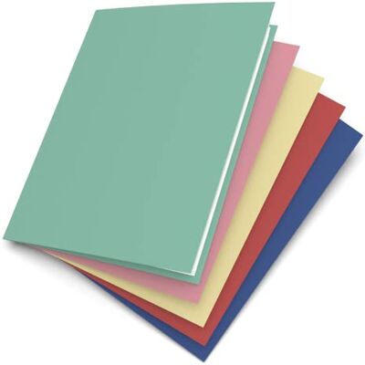 Oxford Lote de 30 camisas de carpeta, 24 x 32 cm, tapa para tarjeta, 240 g, colores surtidos Oxford Lote de 30 camisas de carpeta, 24 x 32 cm, tapa para tarjeta, 240 g, colores surtidos