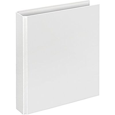 VELOFLEX Carpeta con anillas, carpeta con anillas, DIN A5, mecanismo de 2 anillas, 196 x 230 x 30 mm, cartón, blanco, 1 unidad VELOFLEX Carpeta con anillas, carpeta con anillas, DIN A5, mecanismo de 2 anillas, 196 x 230 x 30 mm, cartón, blanco, 1 unidad
