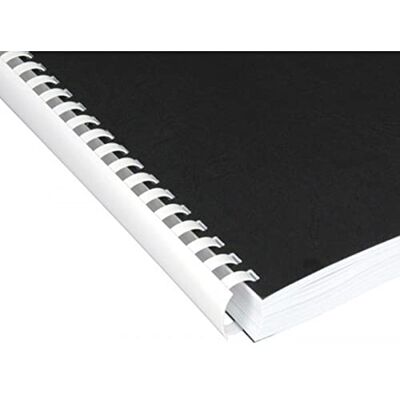 Q-Connect CANUTILLO REDONDO 22 MM PLASTICO BLANCO CAPACIDAD 200 HOJAS CAJA DE 50 UNIDADES Q-Connect CANUTILLO REDONDO 22 MM PLASTICO BLANCO CAPACIDAD 200 HOJAS CAJA DE 50 UNIDADES