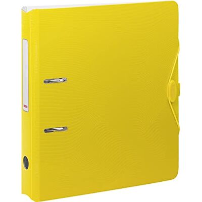 BRUNNEN Archivador "Wave", 5 cm, color amarillo BRUNNEN Archivador "Wave", 5 cm, color amarillo